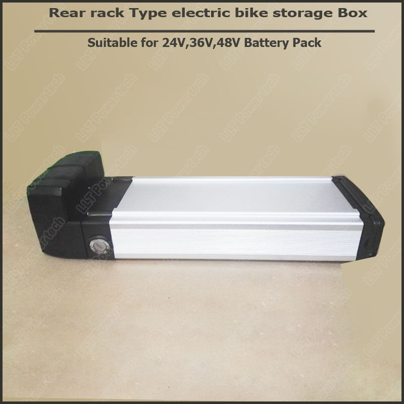 Aluminum Rear Rack Holder Frame Carrier for 36v 13ah Electric Bike Battery