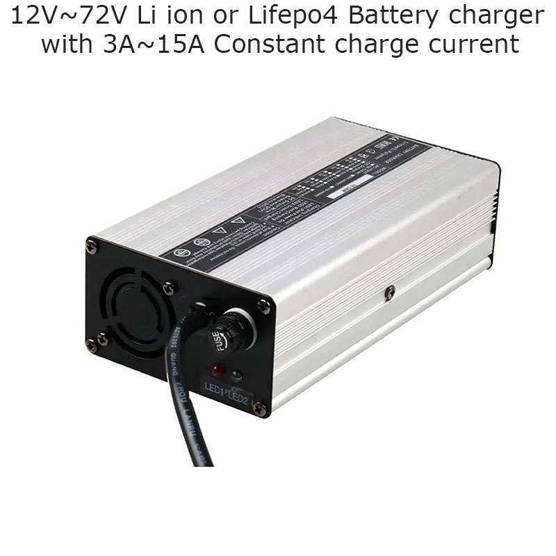 12V 15A LiFePO4 Battery Charger