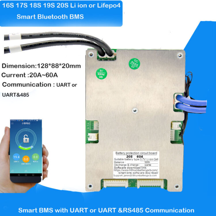 Smart Bluetooth BMS 16S 20S