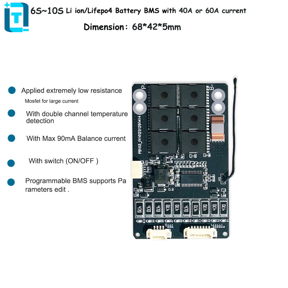 24V 36V Programmble BMS