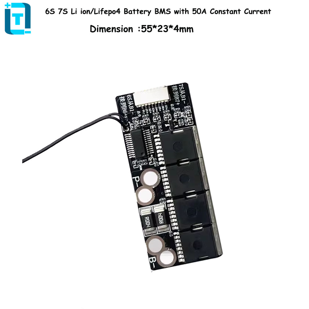 6S 7S li ion or lifepo4 battery bms small size 50A