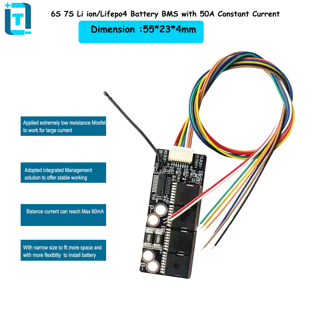 Vacuum clearner electric moped battery BMS with 50A constant current